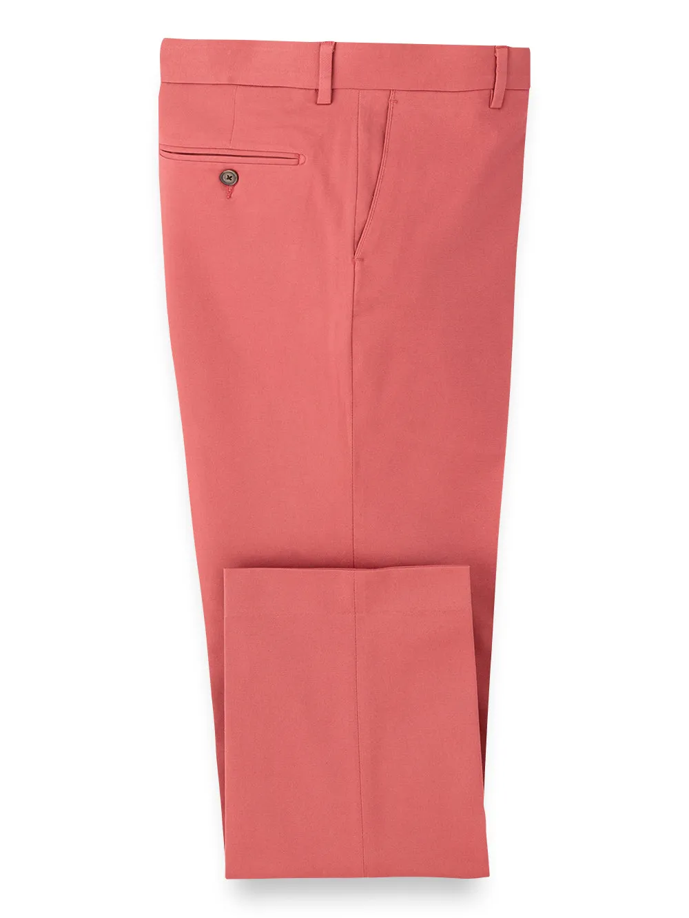Cotton Stretch Twill Pants - Rose sold by Paul Fredrick product image thumbnail 4