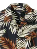 Cotton Tropical Print Casual Shirt - Black Multi sold by Paul Fredrick
