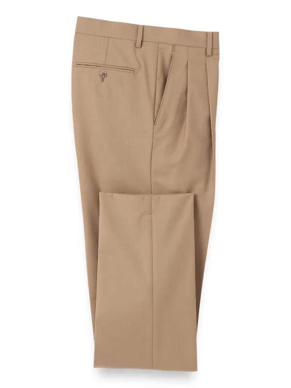 Travel Pleated Pants sold by Paul Fredrick