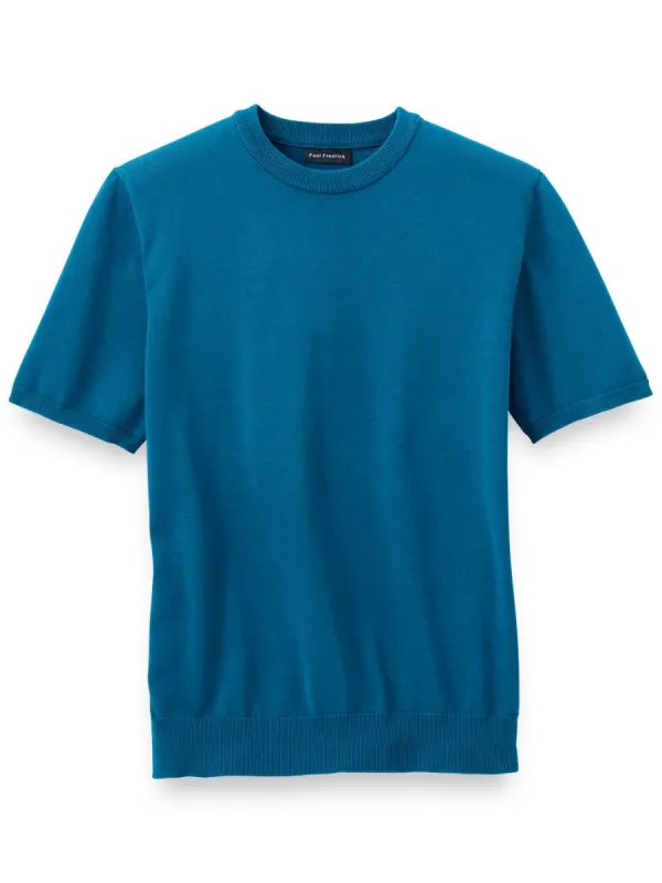 Supima Cotton Crew Neck Sweater sold by Paul Fredrick