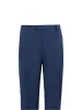 Wool Stretch Bengaline Pleated Suit Pants - Blue sold by Paul Fredrick