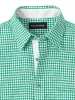 Linen Gingham Check Casual Shirt sold by Paul Fredrick