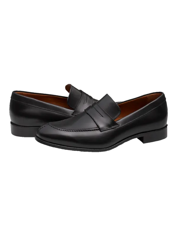 Klaus Penny Loafer - Black sold by Paul Fredrick