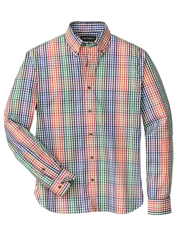 Cotton Check Casual Shirt - Multi sold by Paul Fredrick