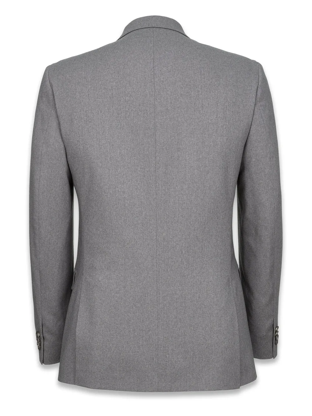 Tailored Fit Essential Wool Double Breasted Peak Lapel Suit Jacket sold by Paul Fredrick product image thumbnail 4