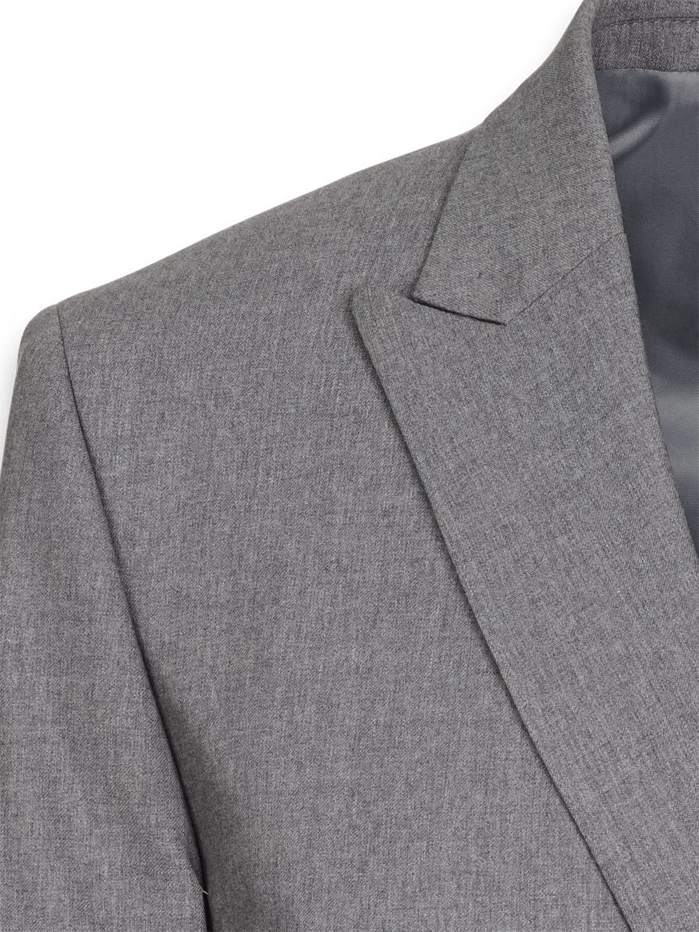 Tailored Fit Essential Wool Double Breasted Peak Lapel Suit Jacket sold by Paul Fredrick product image thumbnail 3