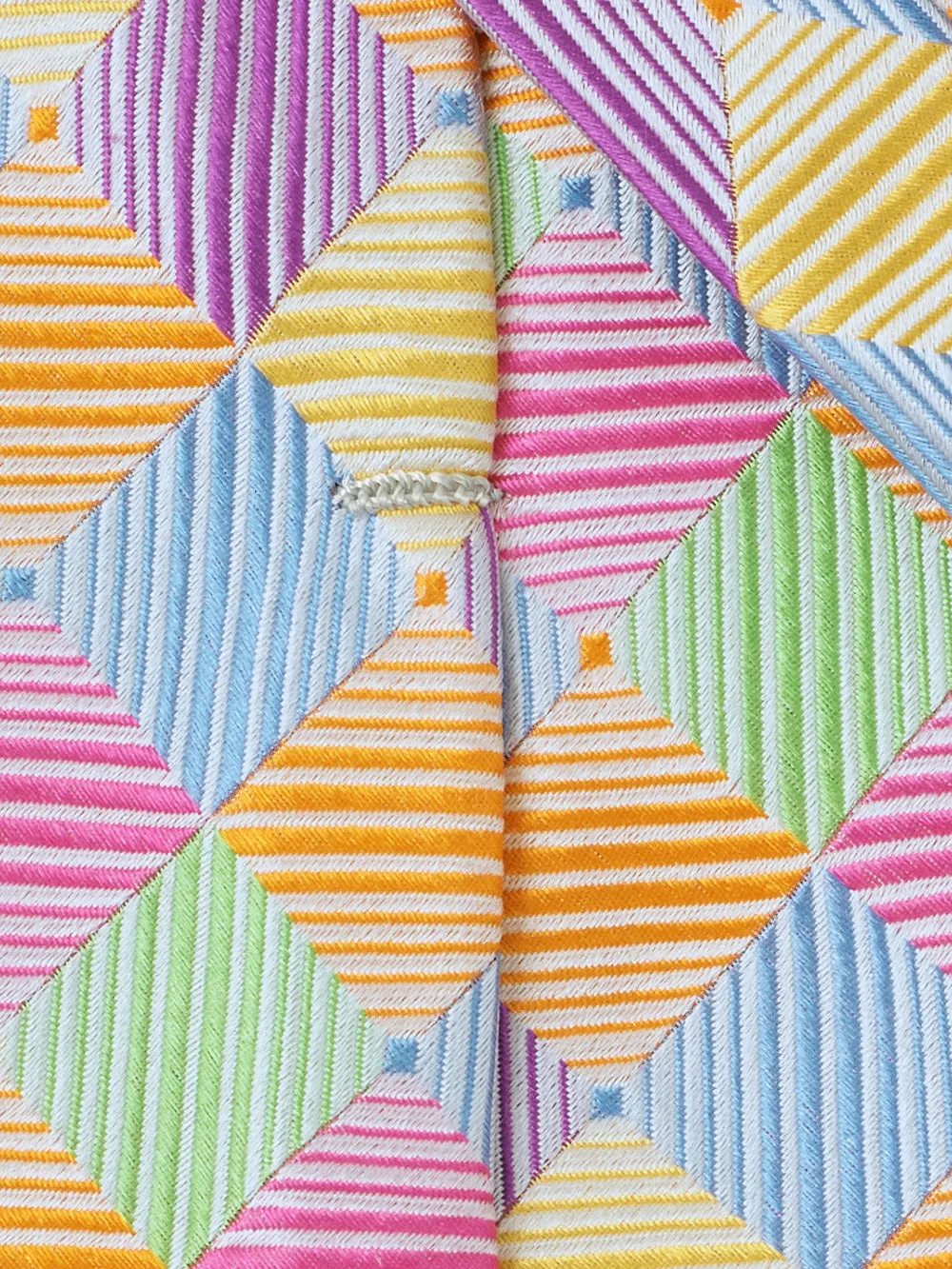 Geometric Woven Silk Tie sold by Paul Fredrick product image thumbnail 4