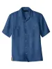 Linen Solid Casual Shirt - French Blue sold by Paul Fredrick