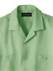 Linen Solid Casual Shirt - French Blue sold by Paul Fredrick