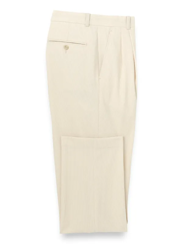 Corduroy Pants - Winter White sold by Paul Fredrick