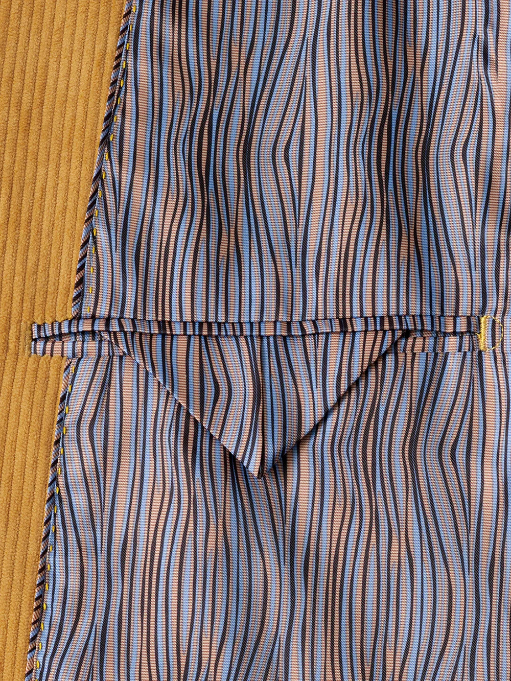 Corduroy Microfiber Single Breasted Peak Lapel Sport Coat sold by Paul Fredrick product image thumbnail 3