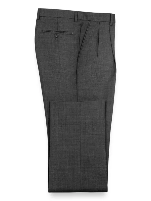 Sharkskin Pants - Charcoal sold by Paul Fredrick