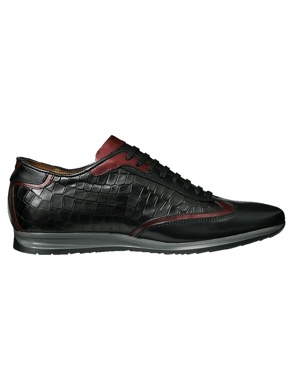Nash Sneaker - Black/red sold by Paul Fredrick product image thumbnail 2