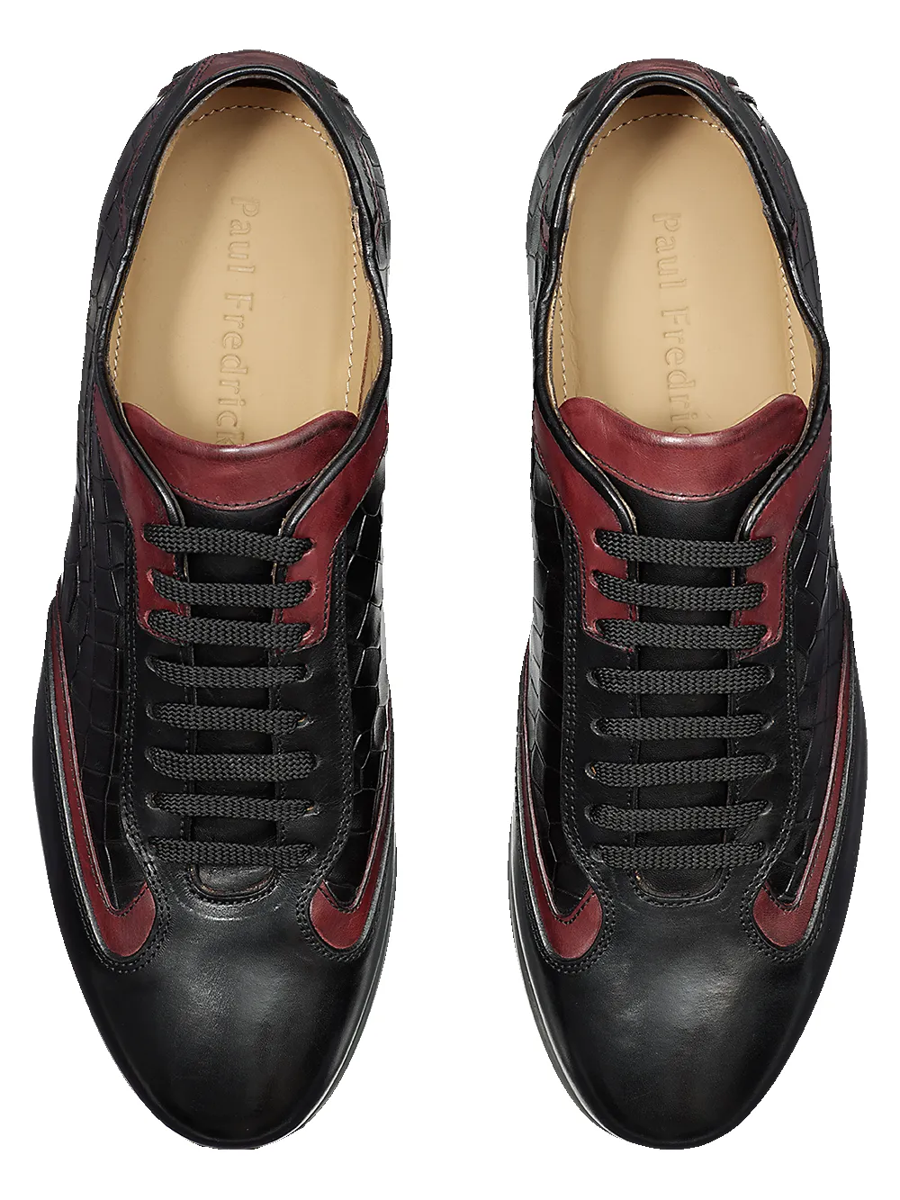 Nash Sneaker - Black/red sold by Paul Fredrick product image thumbnail 3