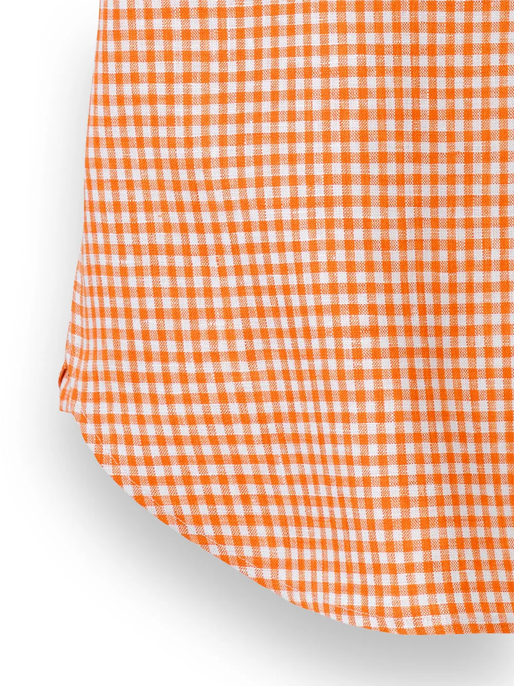 Linen Gingham Check Casual Shirt sold by Paul Fredrick product image thumbnail 3