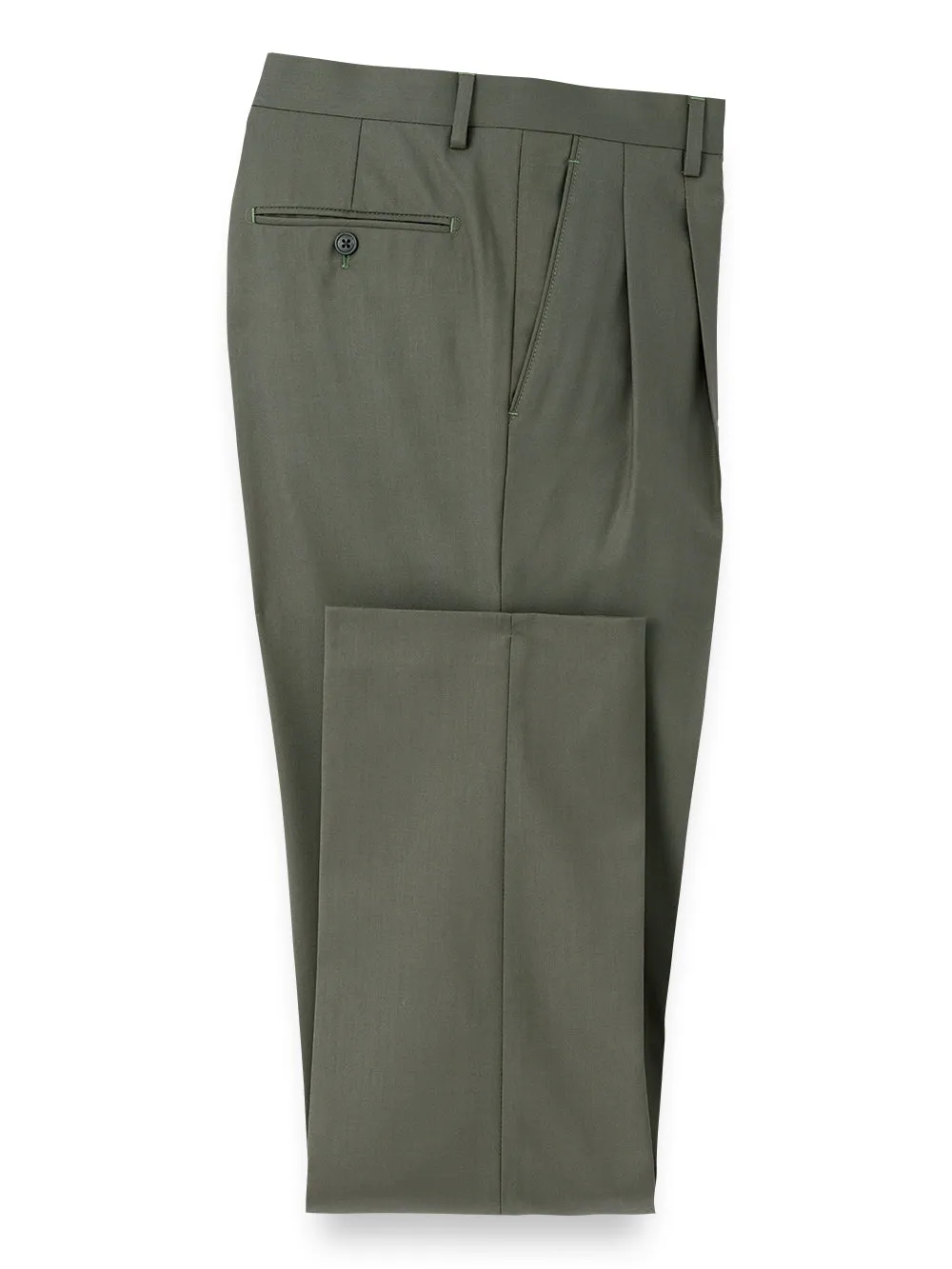 Travel Pants - Olive sold by Paul Fredrick