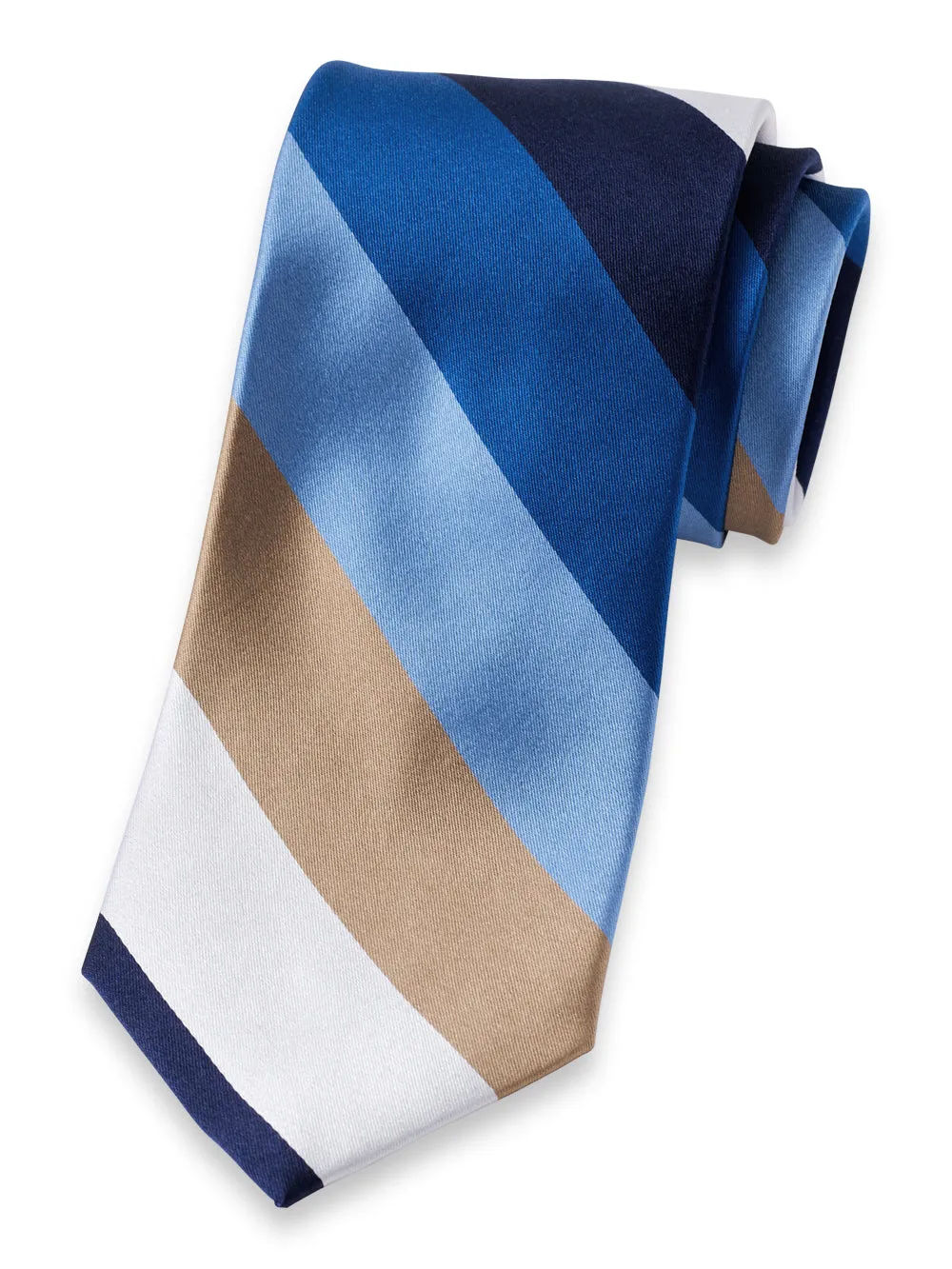 Stripe Woven Silk Tie sold by Paul Fredrick