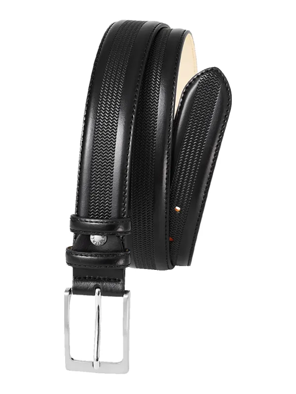 Cedric Belt - Black sold by Paul Fredrick