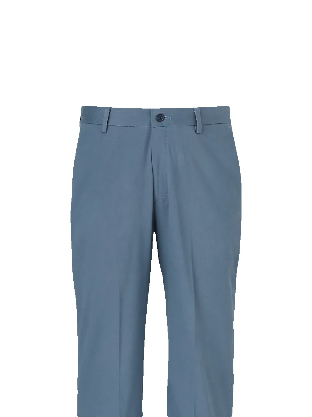 Cotton Stretch Twill Pants - Blue sold by Paul Fredrick product image thumbnail 2