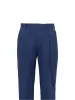 Cotton Stretch Twill Pants - Bright Navy sold by Paul Fredrick