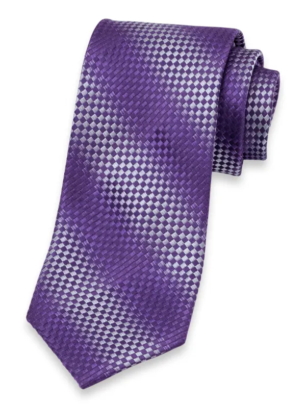 Geometric Woven Silk Tie sold by Paul Fredrick