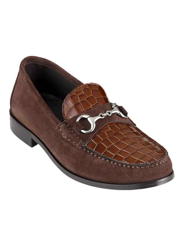 Gino Bit Loafer - Brown sold by Paul Fredrick