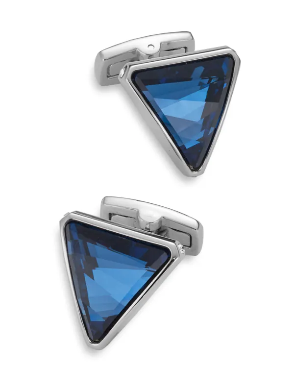 Crystal Triangle Cufflink sold by Paul Fredrick