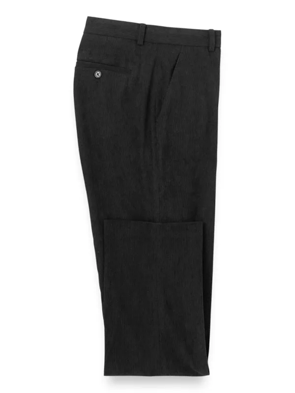 Corduroy Pants - Black sold by Paul Fredrick
