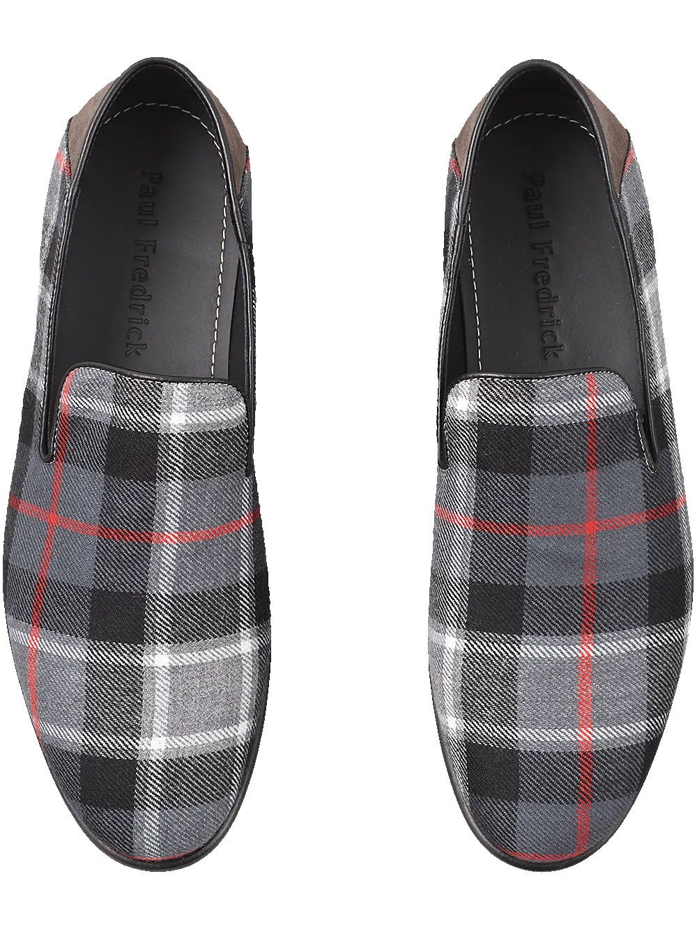 Baxter Loafer - Black Plaid sold by Paul Fredrick product image thumbnail 3