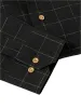 Non-Iron Cotton Windowpane Dress Shirt - Black sold by Paul Fredrick