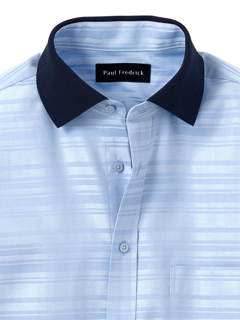 Knit Collar Casual Shirt sold by Paul Fredrick product image thumbnail 3