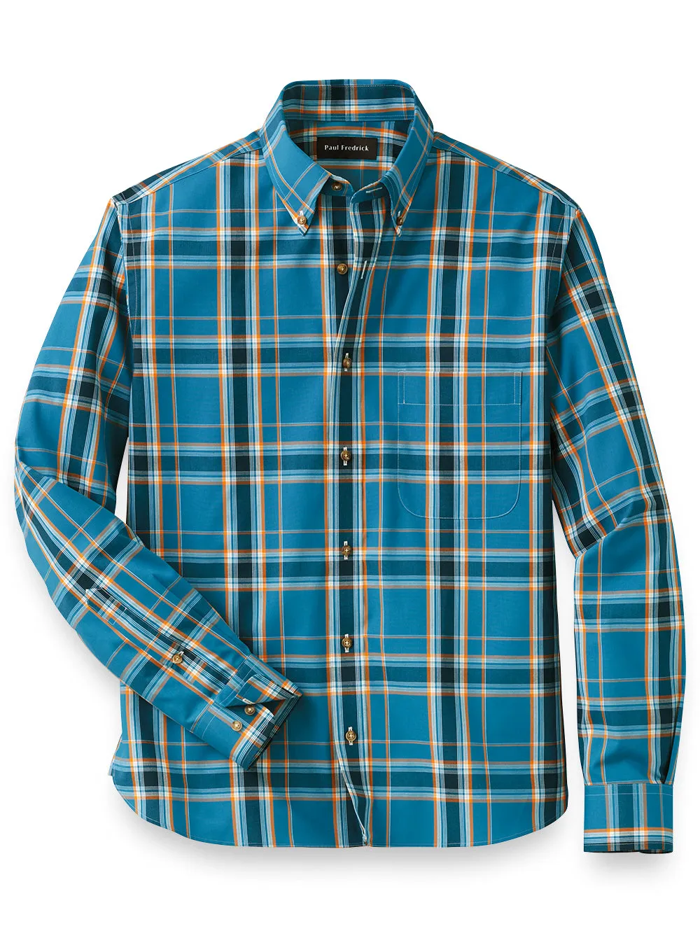 Cotton Plaid Casual Shirt sold by Paul Fredrick