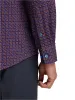 Cotton Button Front Polo - Multi sold by Paul Fredrick