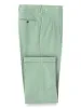 Classic Fit Cotton Stretch Twill Pants - Moss sold by Paul Fredrick