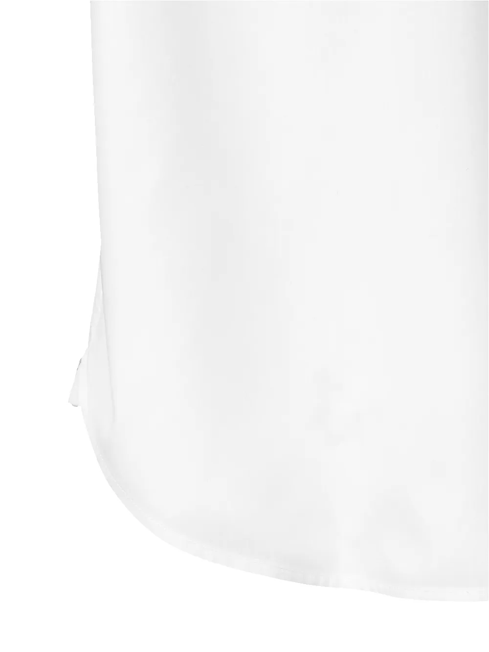 Cotton Solid Casual Shirt With Contrast Trim - White sold by Paul Fredrick product image thumbnail 3