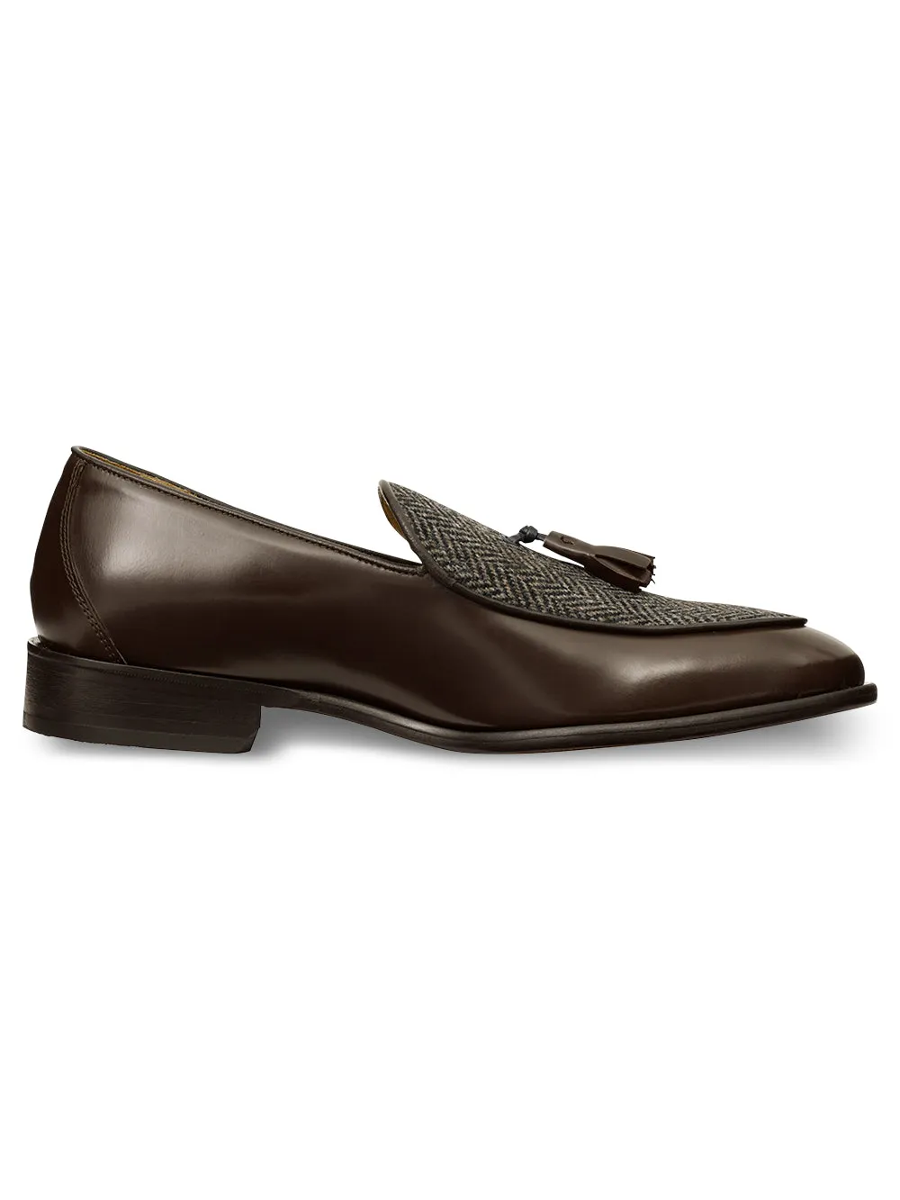 Cameron Tassel Loafer - Brown sold by Paul Fredrick product image thumbnail 2