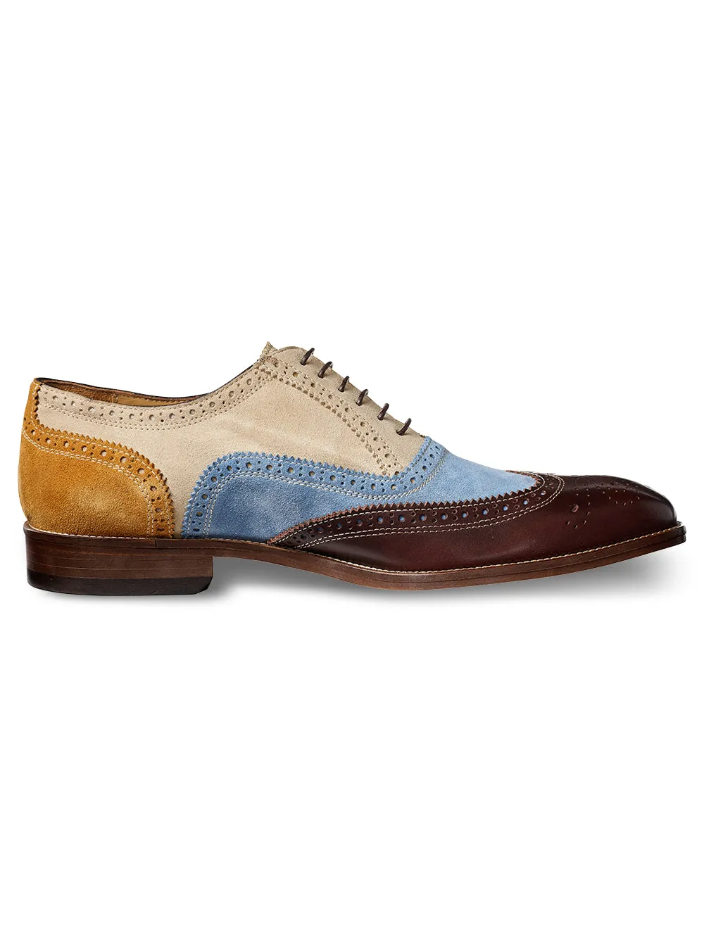 Chad Tri Tone Oxford - Brown Multi sold by Paul Fredrick product image thumbnail 2