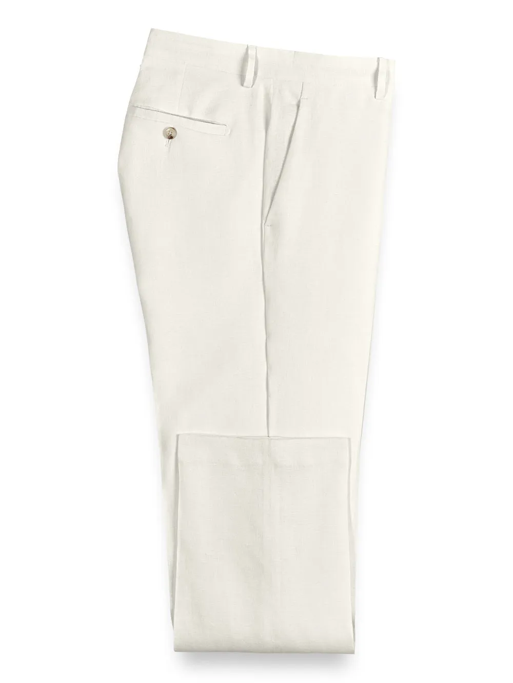Linen Pants - Ivory sold by Paul Fredrick