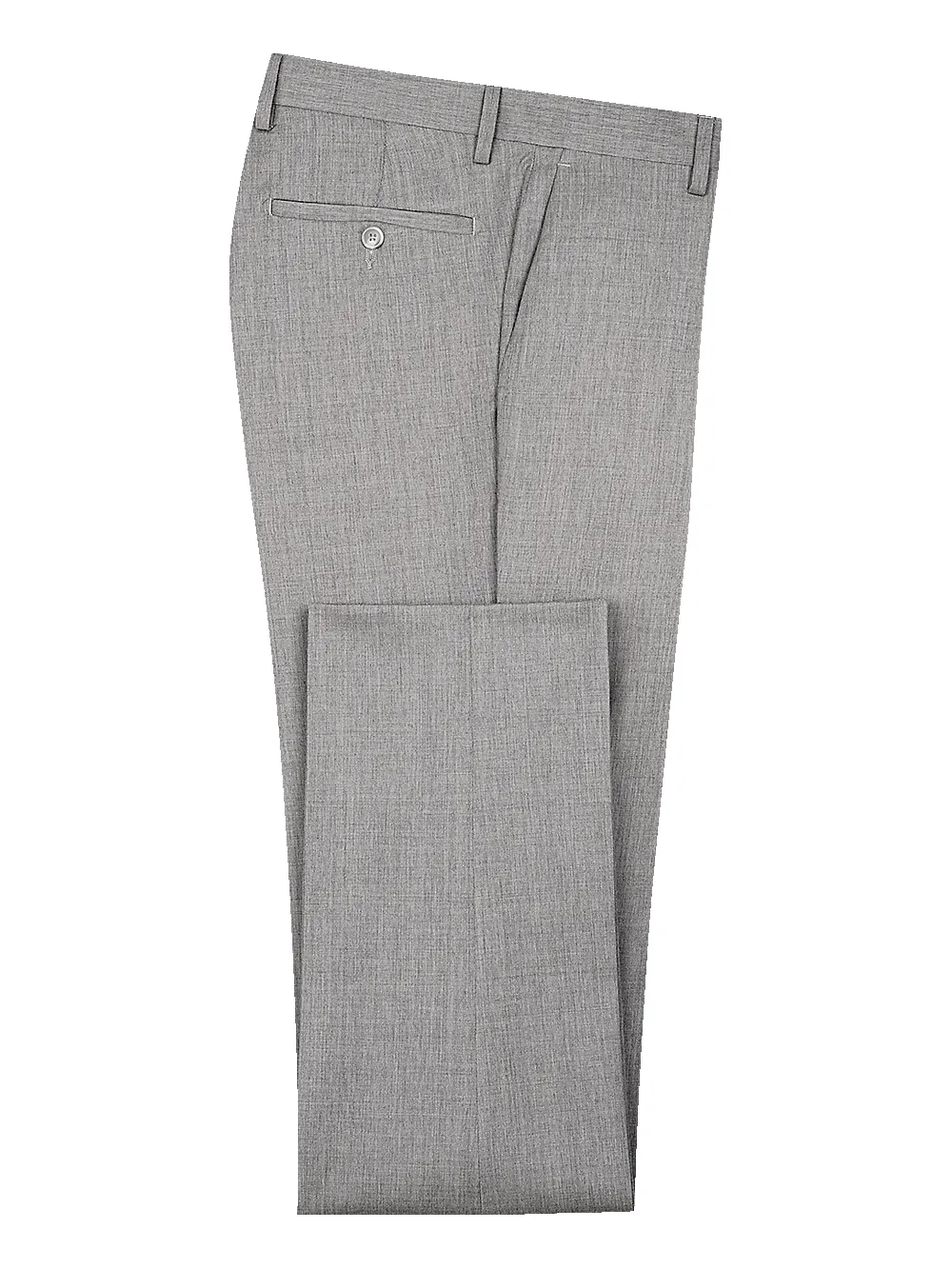 Wool Gabardine Pants - Pearl Grey sold by Paul Fredrick product image thumbnail 5