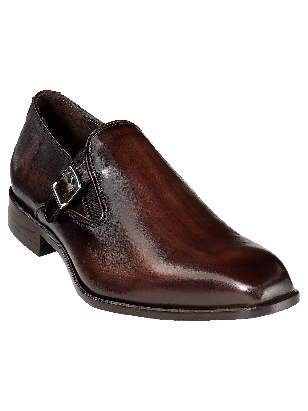 Damon Monk Strap Loafer - Chocolate sold by Paul Fredrick