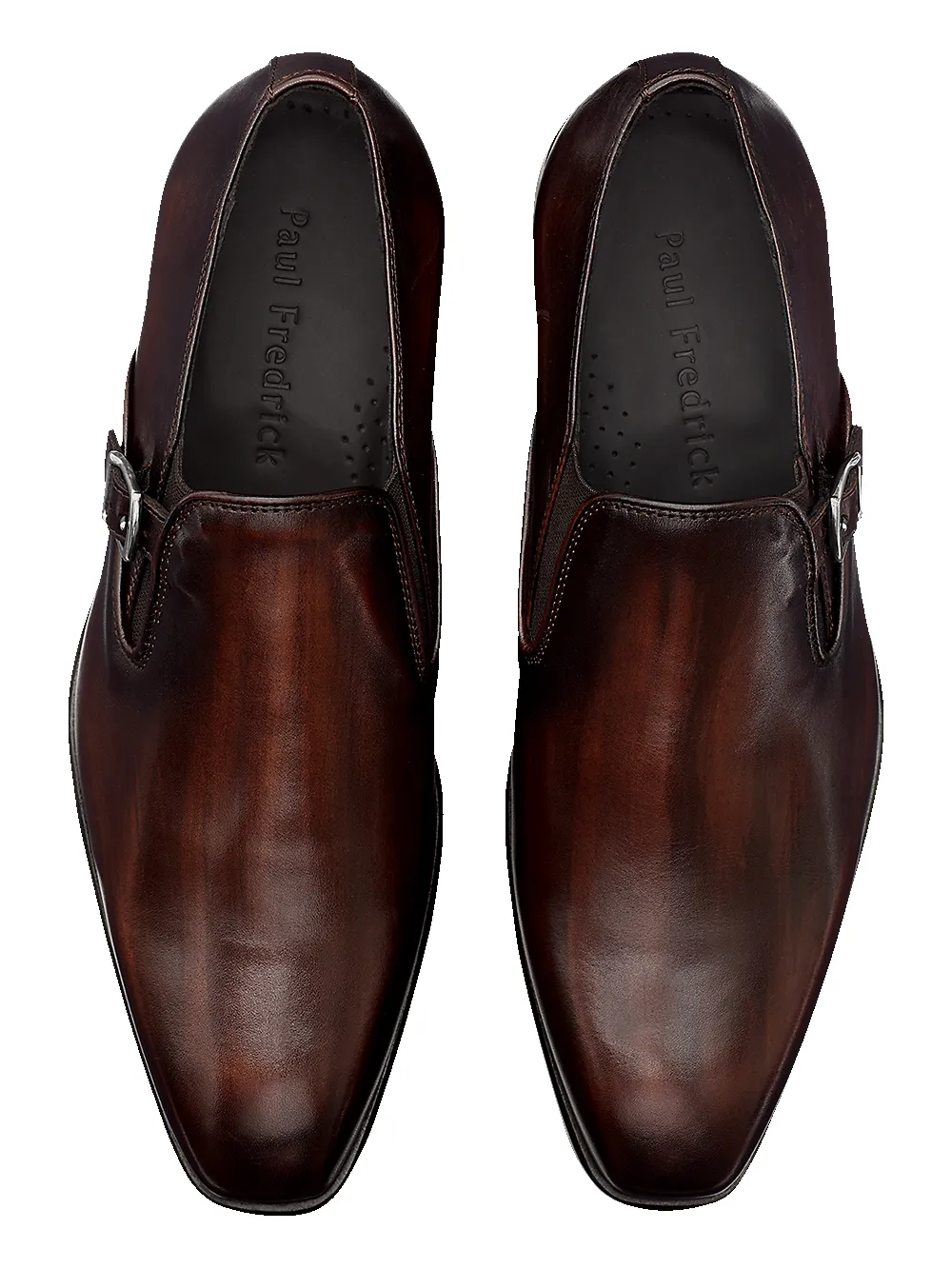 Damon Monk Strap Loafer - Chocolate sold by Paul Fredrick product image thumbnail 3