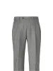 Wool Flannel Plaid Pants - Black sold by Paul Fredrick
