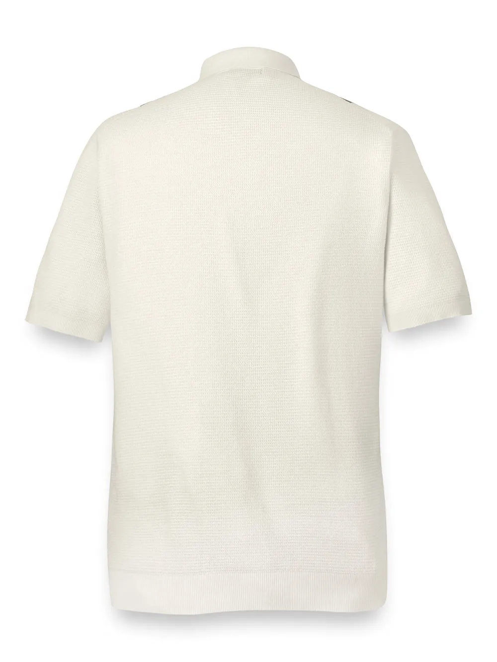 Cotton Quarter Zip Polo sold by Paul Fredrick product image thumbnail 3