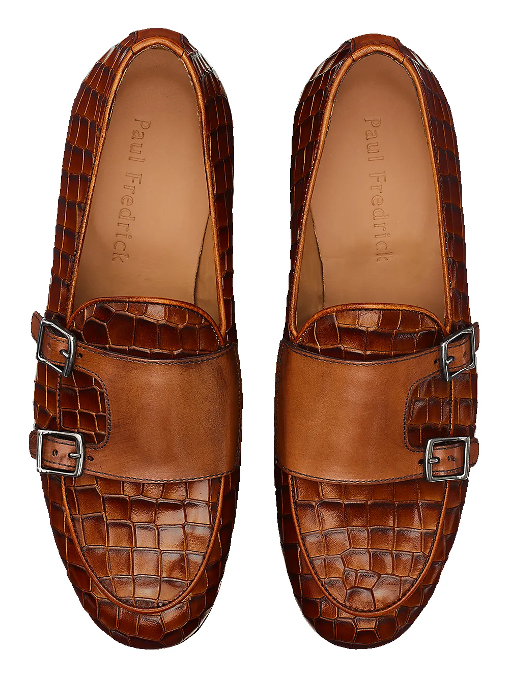 Ivan Monk Strap Loafer - Brown sold by Paul Fredrick product image thumbnail 3