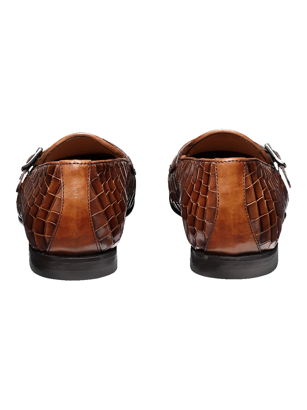 Ivan Monk Strap Loafer - Brown sold by Paul Fredrick product image thumbnail 4