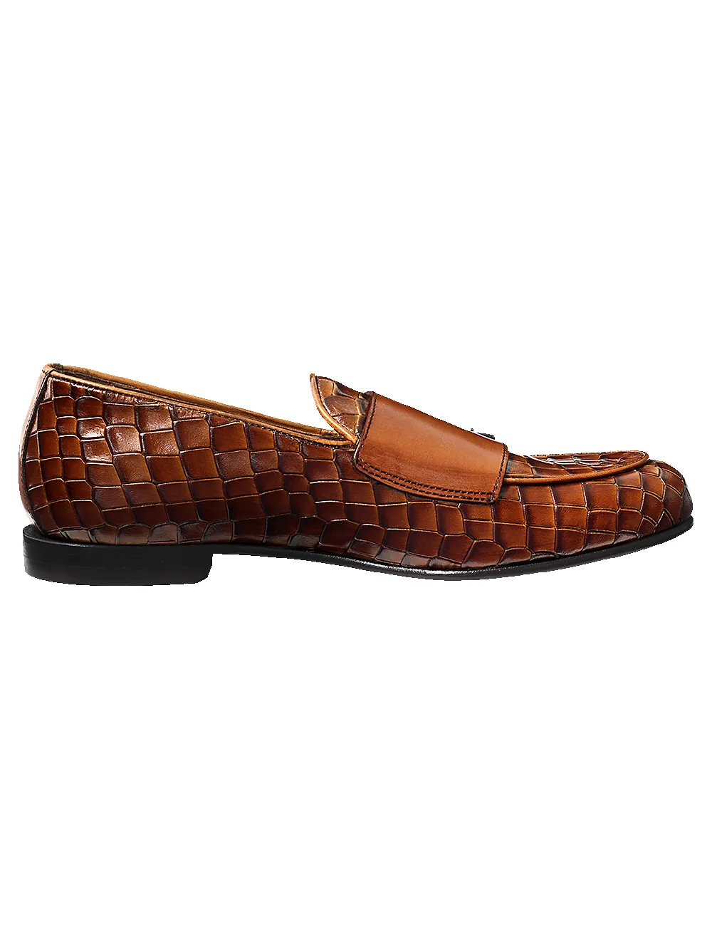 Ivan Monk Strap Loafer - Brown sold by Paul Fredrick product image thumbnail 2