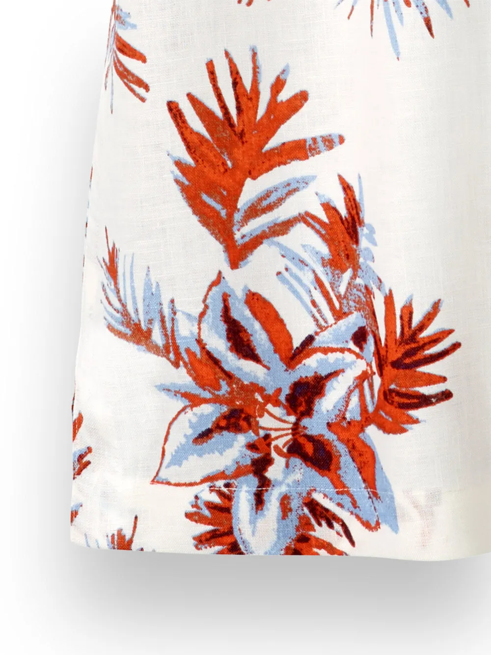 Linen Floral Print Casual Shirt sold by Paul Fredrick product image thumbnail 3