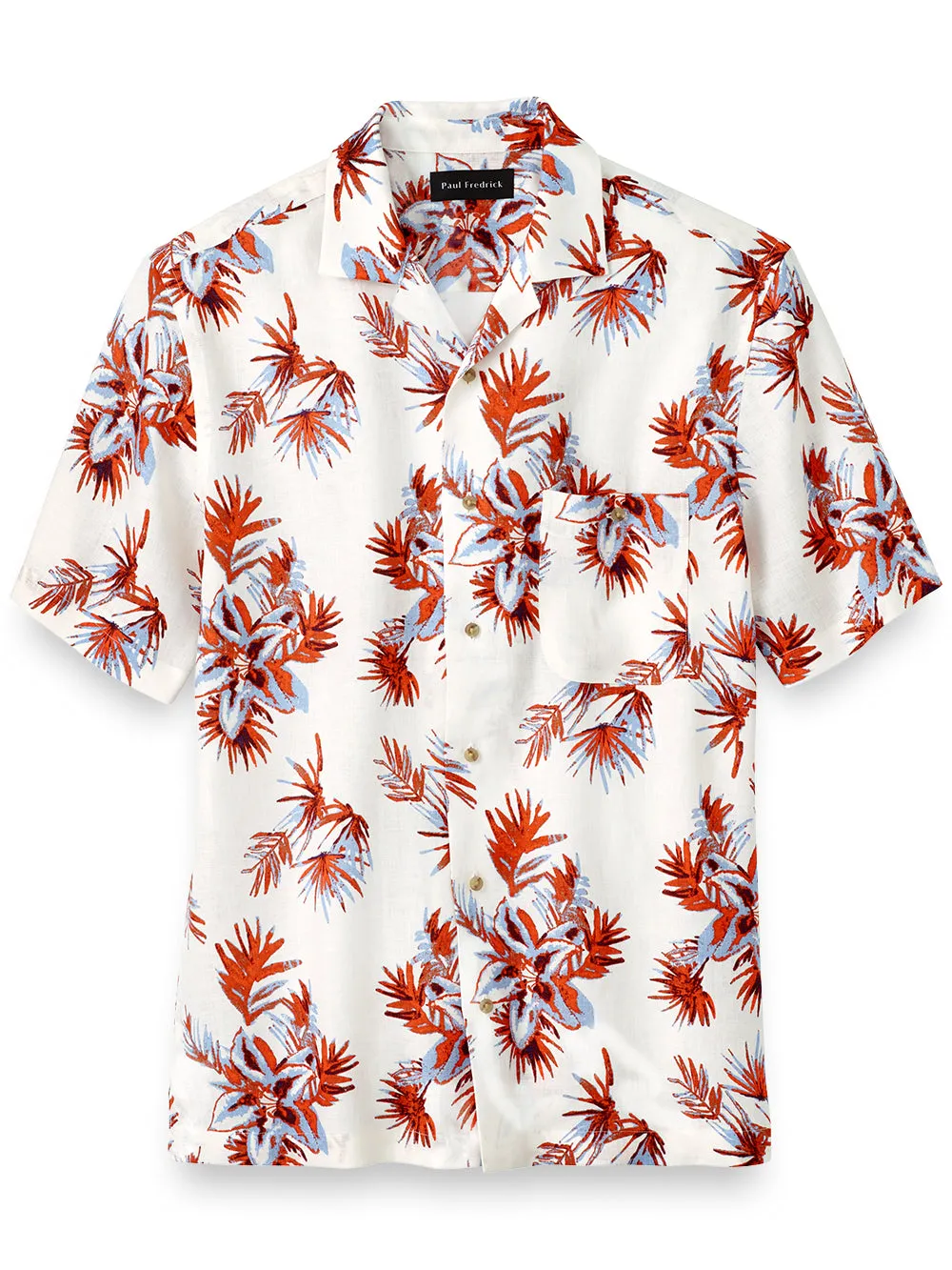 Linen Floral Print Casual Shirt sold by Paul Fredrick