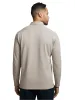 Cotton/Spandex Pique Three Button Polo - Taupe sold by Paul Fredrick