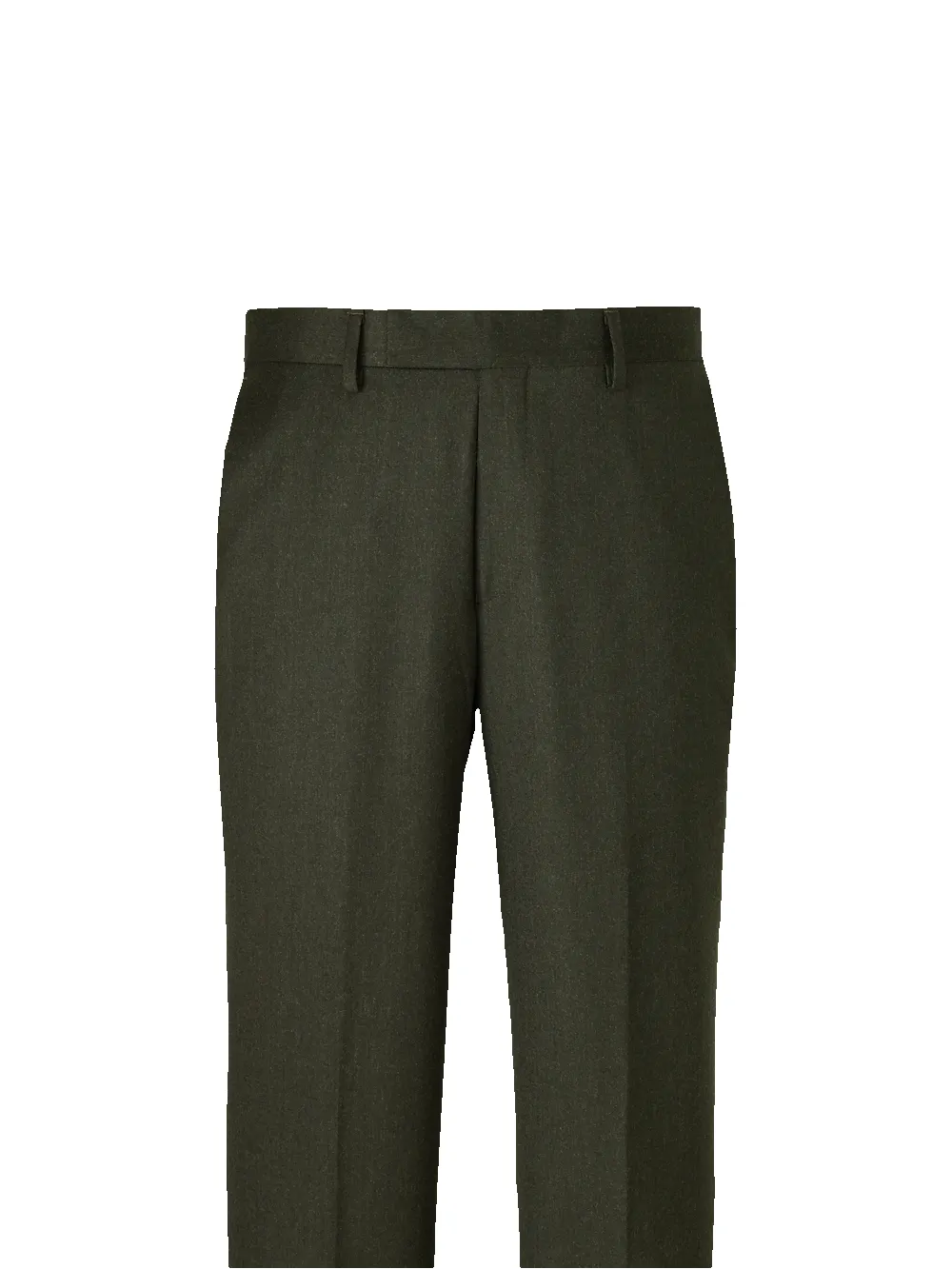 Wool Flannel Pants - Dark Green sold by Paul Fredrick product image thumbnail 2